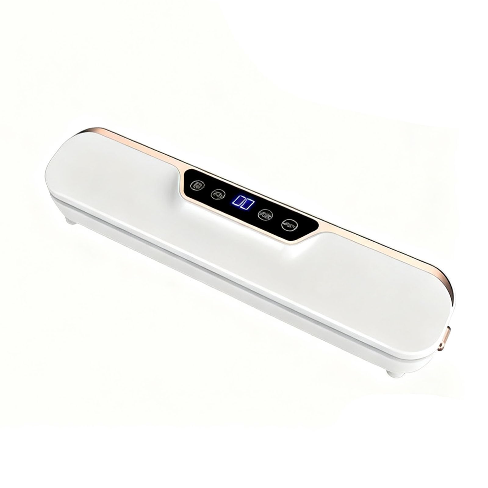 Scellage Sous Vide Haut De Gamme - Puissance D'aspiration De 62 KPa, Fonctionnement à Une Touche, Voyants LED, Scellage Sous Vide pour Aliments Secs/humides, Kit De Démarrage Inclus(White)