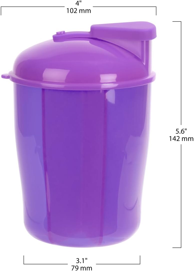 EZY DOSE Vitamin Organizer, 6 Large Compartments, 30-Day (Monthly) Vitamin and Medicine Storage, Keep Vitamins & Meds in Check, Easy to Use, Color May Vary (Randomly Selected), BPA Free