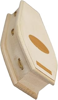 COHEALI Coffin Casket DIY Home Wood Church Miniature Treat Favor Gift Keepsake Wooden Unfinished Dollhouse Party Furniture Fairy Trick Goodie House Halloween Pet Color Decoration Mini