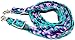PRORIDER Roping Knotted Western Barrel Reins Nylon Braided Pink Turquoise 60770