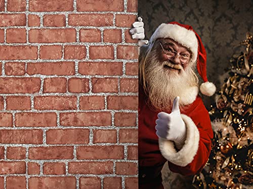 Cohoo Home Red Peel And Stick Wallpaper Brick Contact Paper 18” ×118” Faux 3D Brick Wall Paper Red Self Adhesive Wallpaper Removable Wallpaper Brick Backsplash Stick And Peel Vinyl Film #TOP5