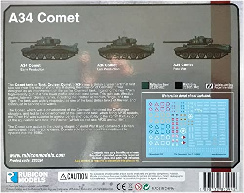 Modelo plástico British Army A34 Comet 1:56 miniatura 2