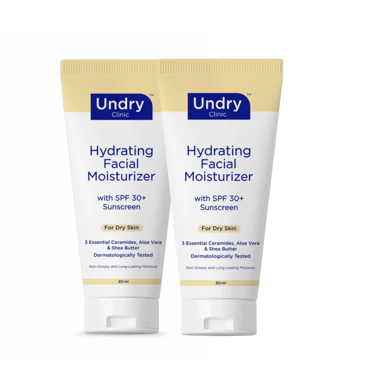 Facial Moisturizer for Dry Skin (80ml, Pack of 2) Moisturizer for Face
