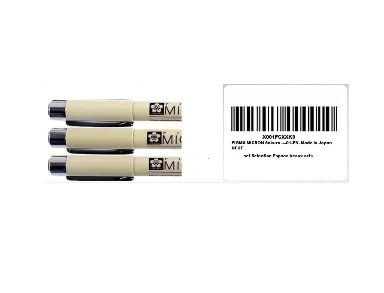 Sakura Pigma Micron Pigment-Stifte, 3er-Set Superfeine Spitze, 005 – Dokumentenecht & Lichtecht, Made In Japan