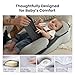 KEESLEY Baby Support Cushion for Supervised Play and Feeding Soft Infant Lounger Pillow