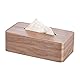 Spender für Gesichtstücher, 26,5 x 14 x 8,5 cm, Braun, Holz