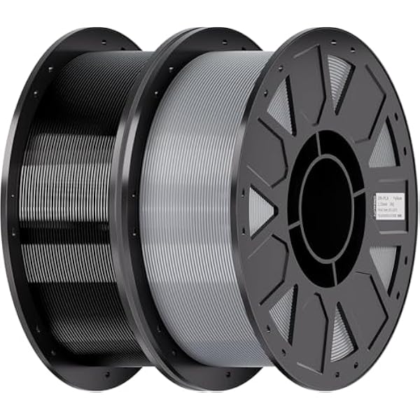 Creality PETG-филамент 1,75 мм, Ender для 3D-принтера, PETG, высокая точность, высокая прочность, без запаха, влагостойкий, 2 кг, черный и серый