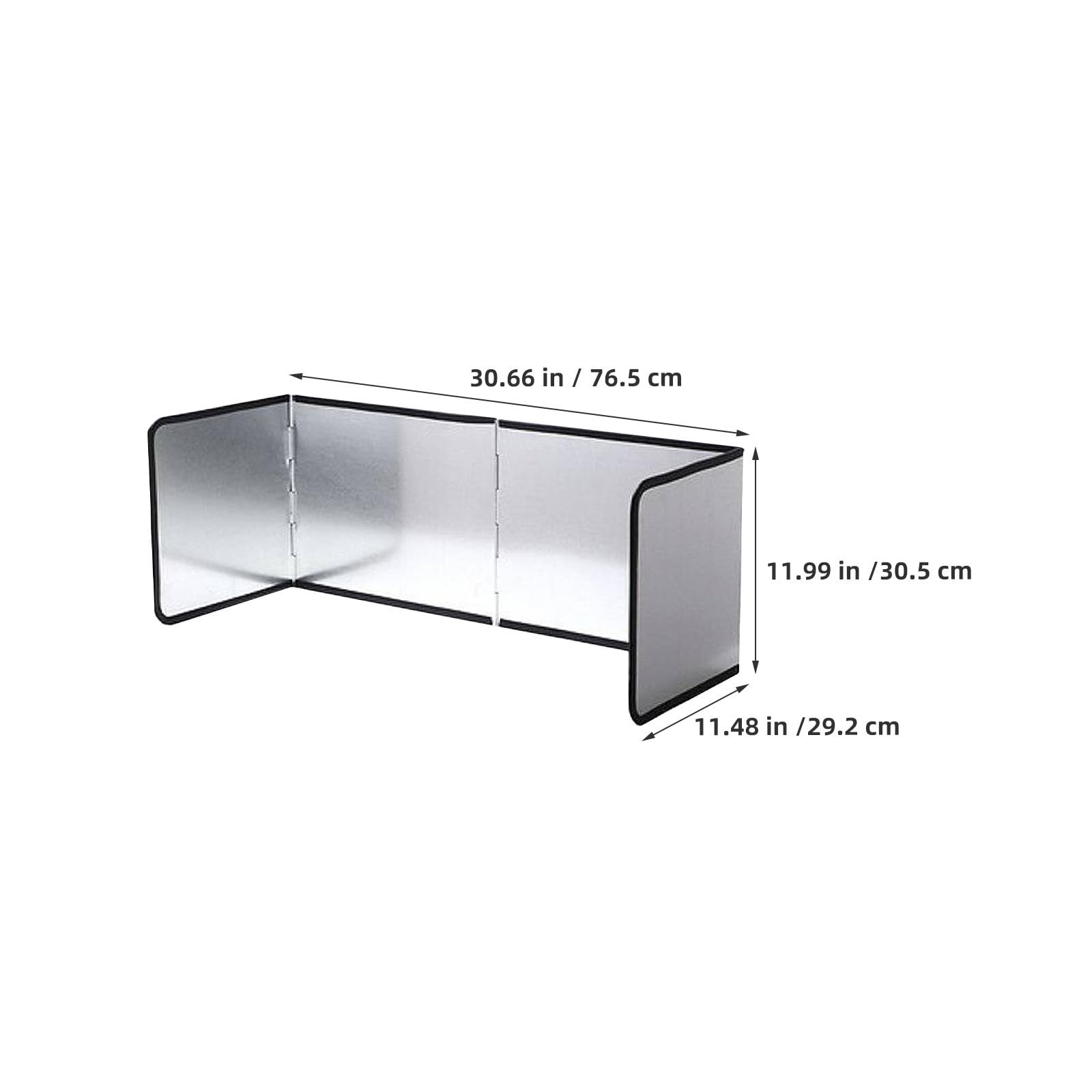 Proteggi Schizzi Cucina Pieghevole in Acciaio Inox per Fornelli