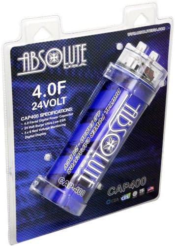 Absolute CAP400B 4.0 Farad 24 Volts Digital Capacitor (Blue)