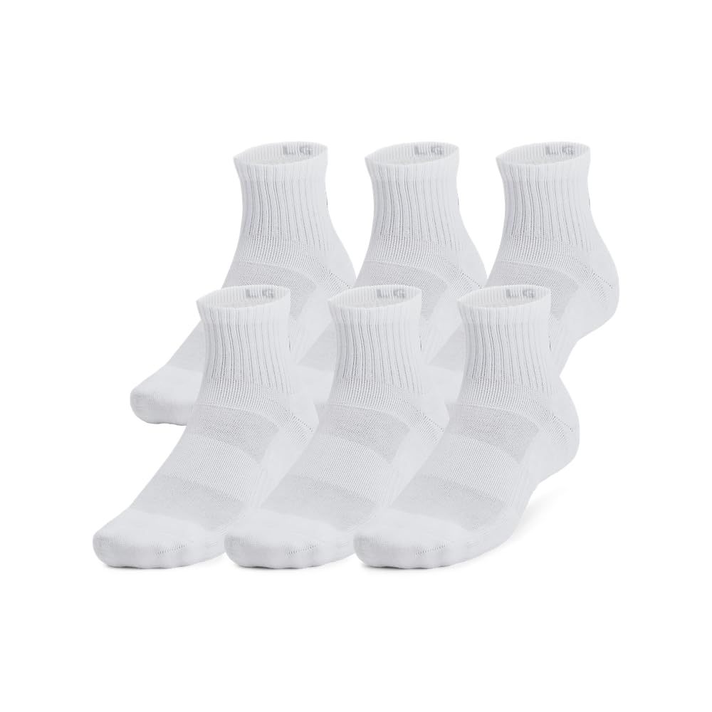 Under Armour Unisex Adult Training Cotton Quarter Socks (6 Pairs)