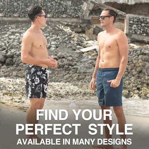 Image of Kanu Surf Men's Big Viper Extended Size Stripe Swim Trunk