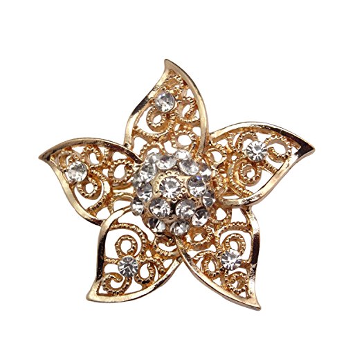 Keland Set di 12 Pezzi Set di Cristallo Spilla