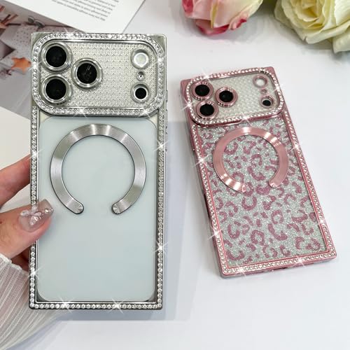 Coque léopard iPhone 17 Pro Max paillettes pour look soirée femme - 5