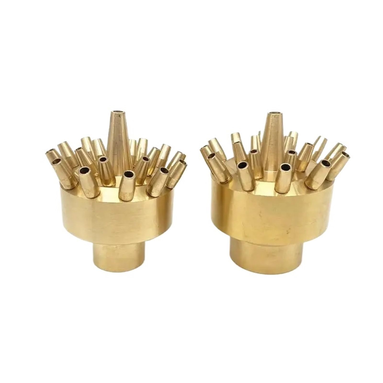 LINYpA66 Fountain Nozzle Head 1 Piece Fountain 1" 1.5" Brass 3 Layers Nozzles Head Pool Fountain Garden Fountain Nozzle Pool Jet Nozzles Pond Fountain Head(DN40)