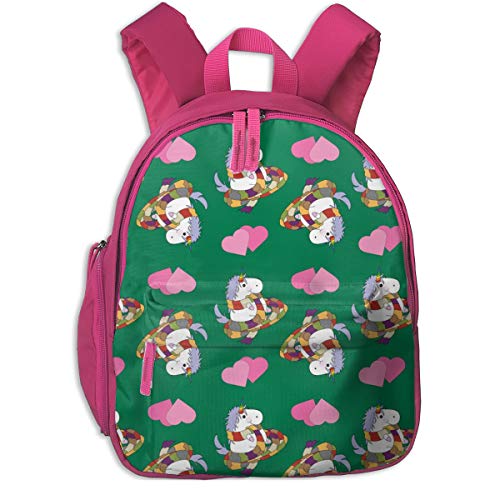 Mochila Infantil niña Caja policial Unicornio con Bufanda Green 4809: costumewrangler