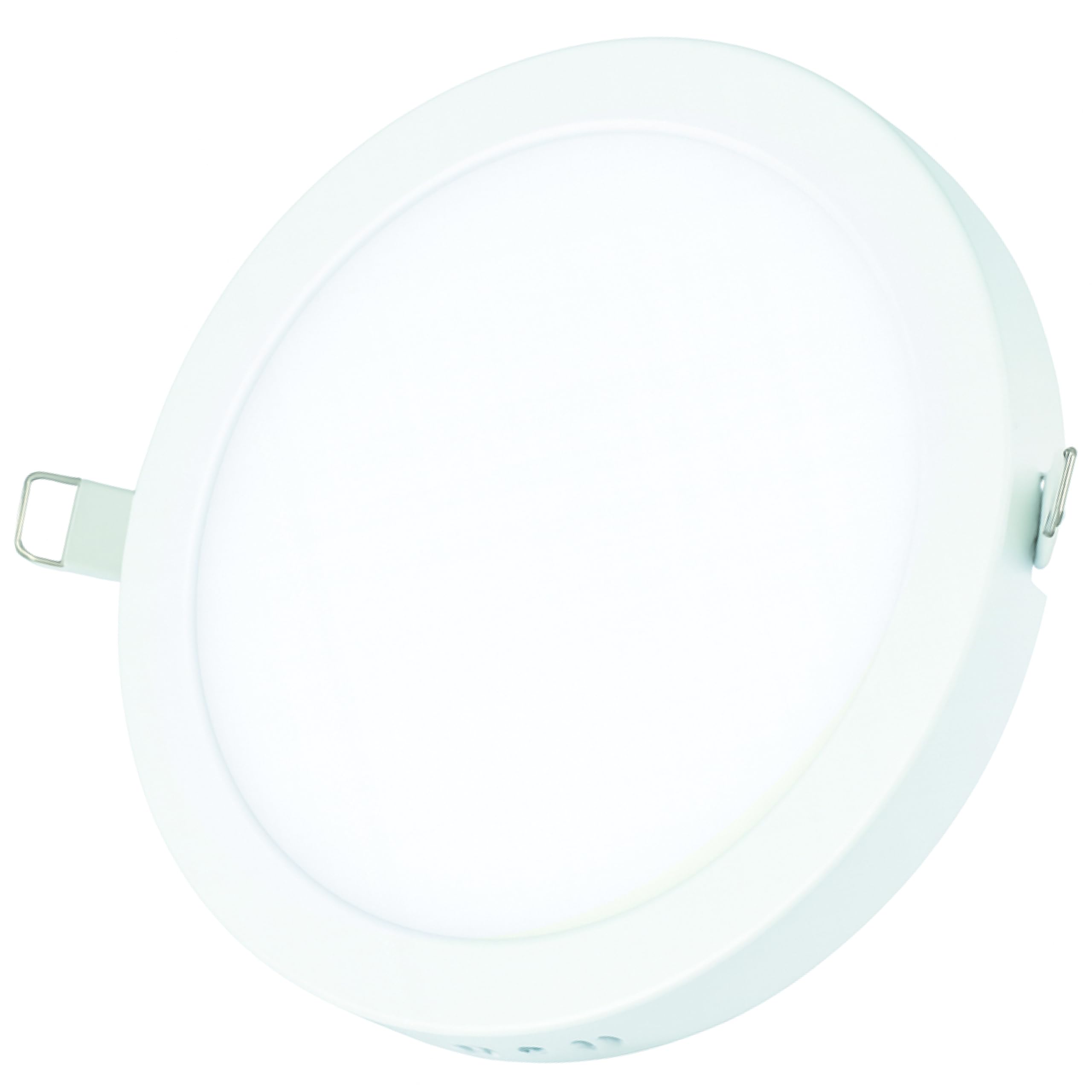 Status 18 W 1440 Lm Surface-Mount Round LED Panel Light 21 cm Daylight 6500 K Pearl Ceiling Fixture for Kitchen Office Workshop, 1 Pack (18SLPSM210DL1PK6)
