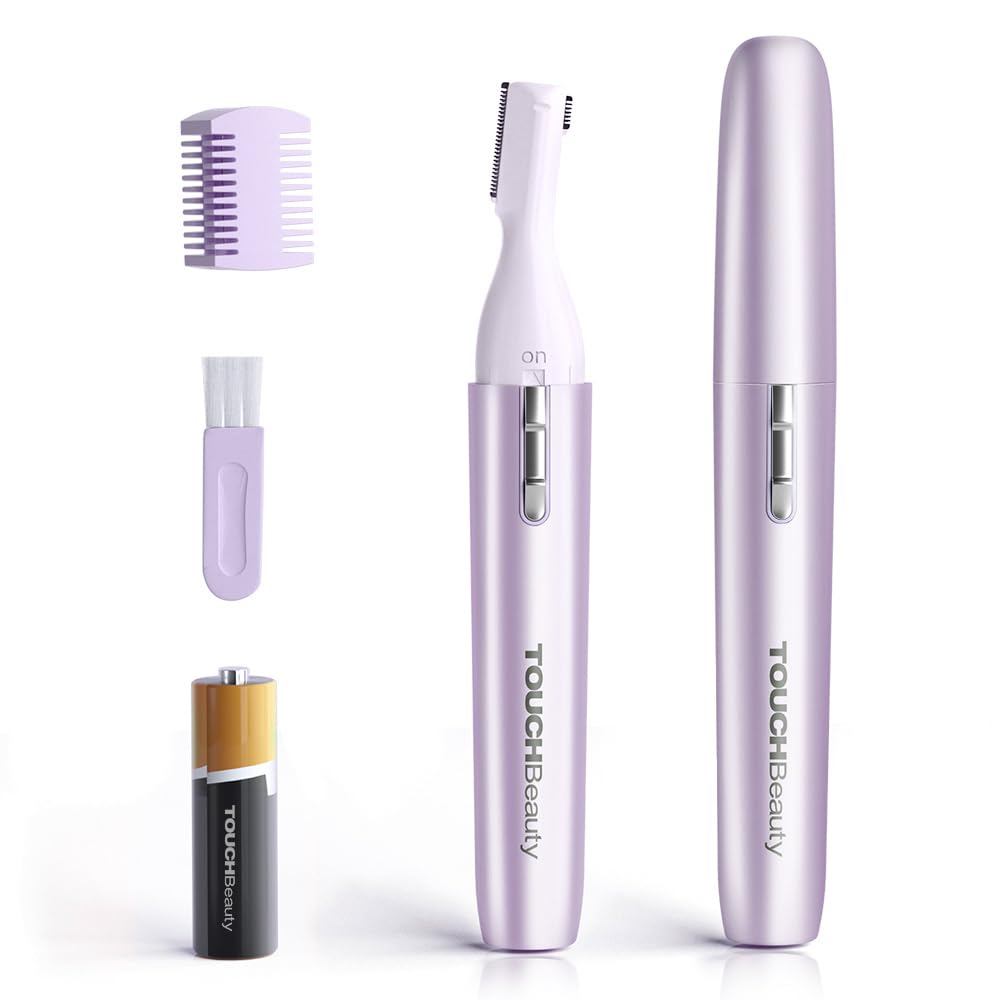 TOUCHBeauty Recortadora Cejas Eléctrica, Precisión Afeitadora de Vello Facial,Cortador de Cejas Eléctrico, Cortador de Cejas Eléctrico, AG-1658 (Púrpura)
