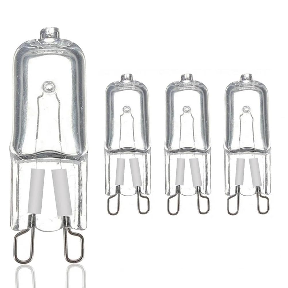G9 Oven Light High Temperature Resistant 120V/230V Halogen Bulb Lamp for Refrigerators Ovens Fans,18W,2Pcs