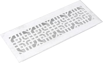 Aluminium Kitchen Ventilation Jali Grill/Ventilator Grill & Kitchen Jali (Silver Finish-102mm X255mm X 1.5mm) (4X10 Inch) Pack of, 2