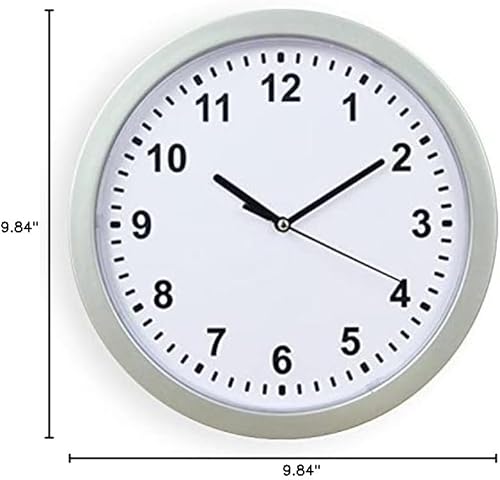 Miniatura 6 de Reloj de pared con gran espacio de almacenamiento oculto para teléfonos celulares en efectivo de joyería, reloj de pared redondo vintage (9.8 in de