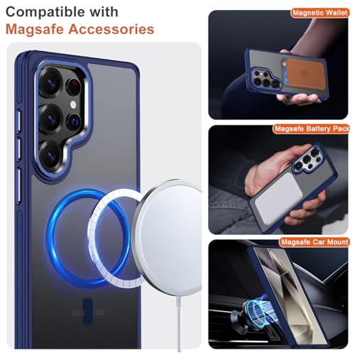 Image of MALEWOLF Magnetic Case for Samsung Galaxy S25 Ultra, Slim Matte Cover