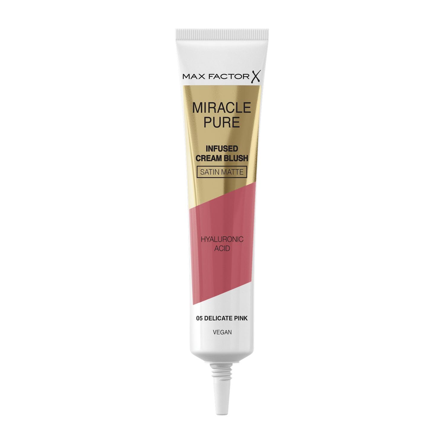 Max Factor Miracle Pure róż do policzków w kremie o satynowo-matowym wykończeniu, Delicate Pink, 15 ml