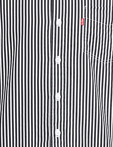 Image of Levi's Men's Cotton Striped Slim Fit Shirt