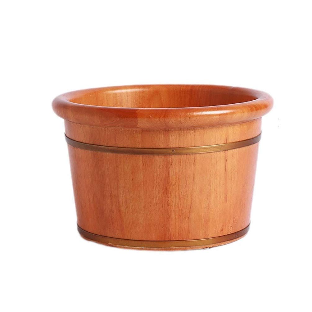 Wooden Barrel Foot Spa Foot Soak Bucket, Foot Tub for Soaking Feet, Foot Basin for Adults, Foot Bath Spa Tub, Wood Bucket for Pedicure Friendship and Virtue