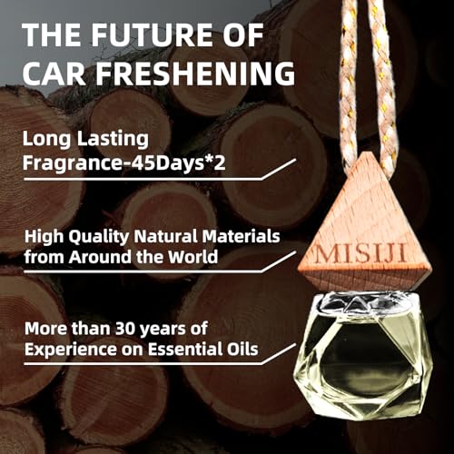 Image of Hanging Car Air Freshener-Teakwood,Long Lasting Fragrance Car Scents,Car Decorations