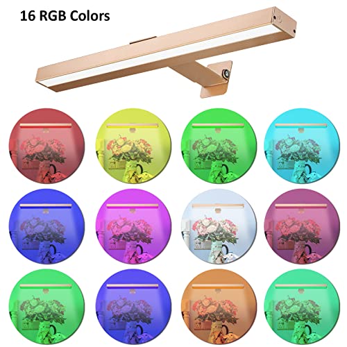 Image of MIOBLUE Rechargeable Picture Light, Battery Painting Light Display Lamp with APP Music Sync Multi Dynamic Modes Timer Dartboard Artwork Light for Frame Portrait