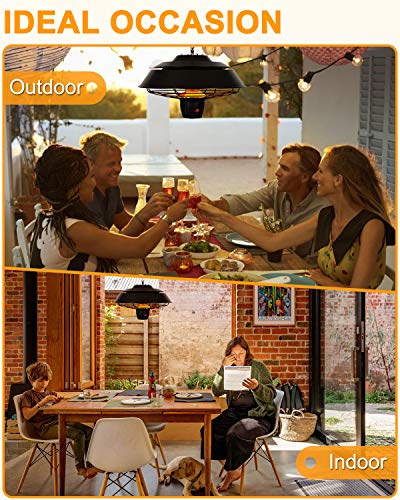 Star Patio Electric Patio Heater, Outdoor Heater With Remote Control & Touch Switch thumb #4