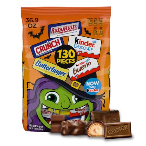 Butterfinger, CRUNCH, Baby Ruth, 100 Grand...