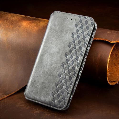 Coque Pixel 8 cuir rabat aimanté étui portefeuille vert anti-choc écran