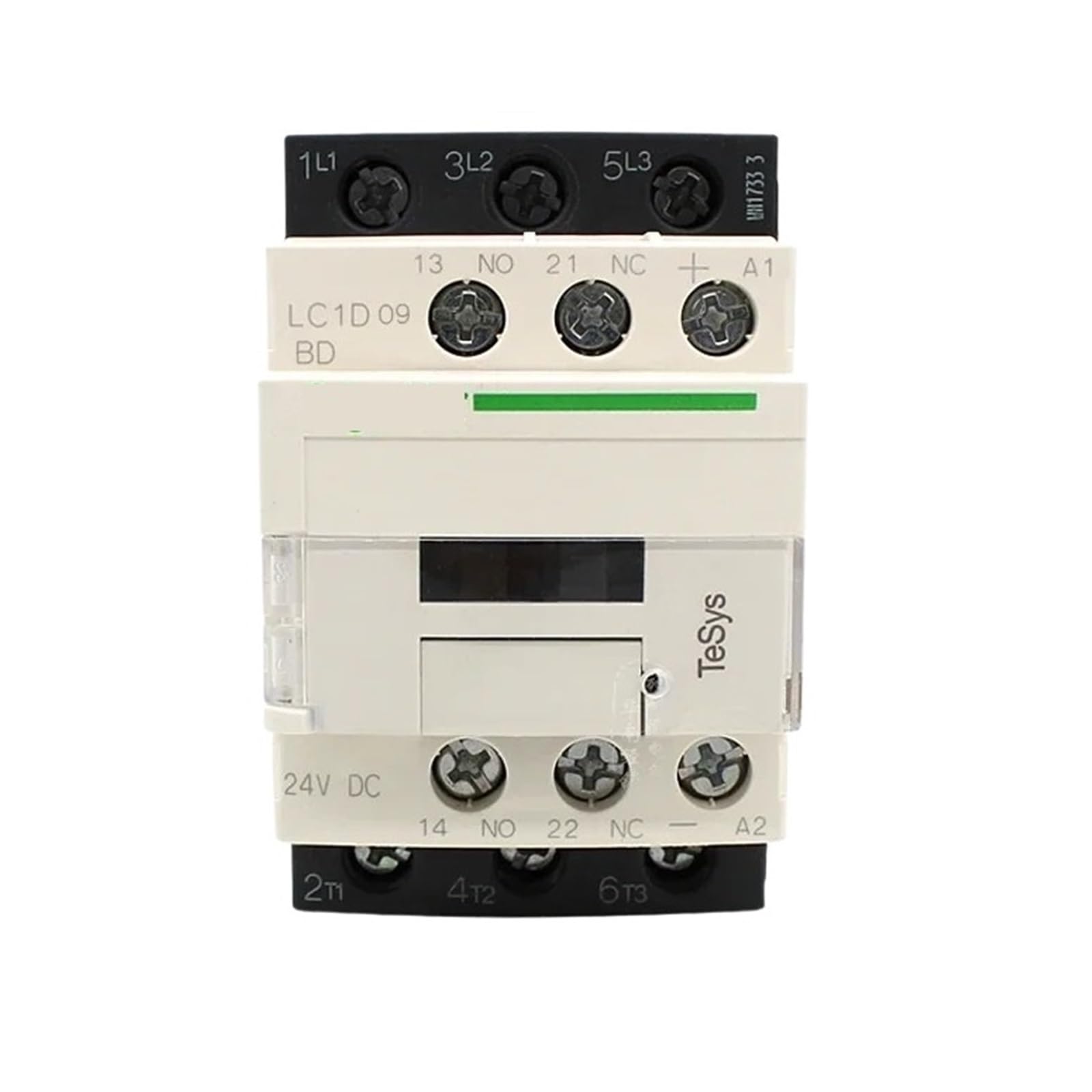 CLBSWYEJK Contactor LC1D09BDC Three-pole contactor 3P 9A DC24V 1NO+1NC