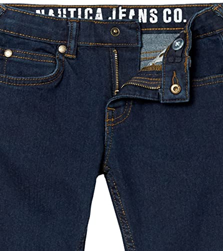 Nautica Boys' 5-Pocket Straight Leg Stretch Denim Jean, Naval Yard Quinn 13B #TOP1