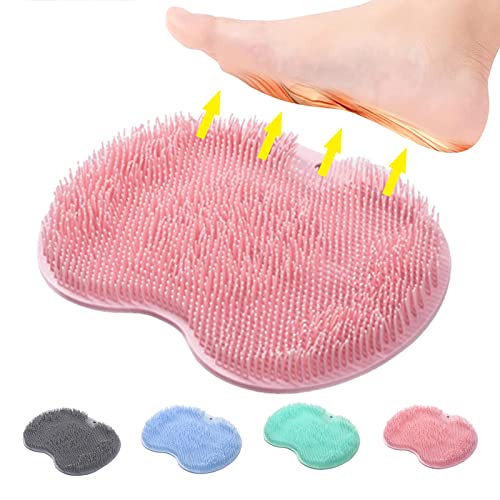 Cepillo para Masaje de Pies, Almohadilla de Lavado de Pies más Grande con Ventosas Antideslizantes - Limpia, Exfolia y Masajea tus Pies, Mejora la Circulación y Calma los Pies Achy… Cover