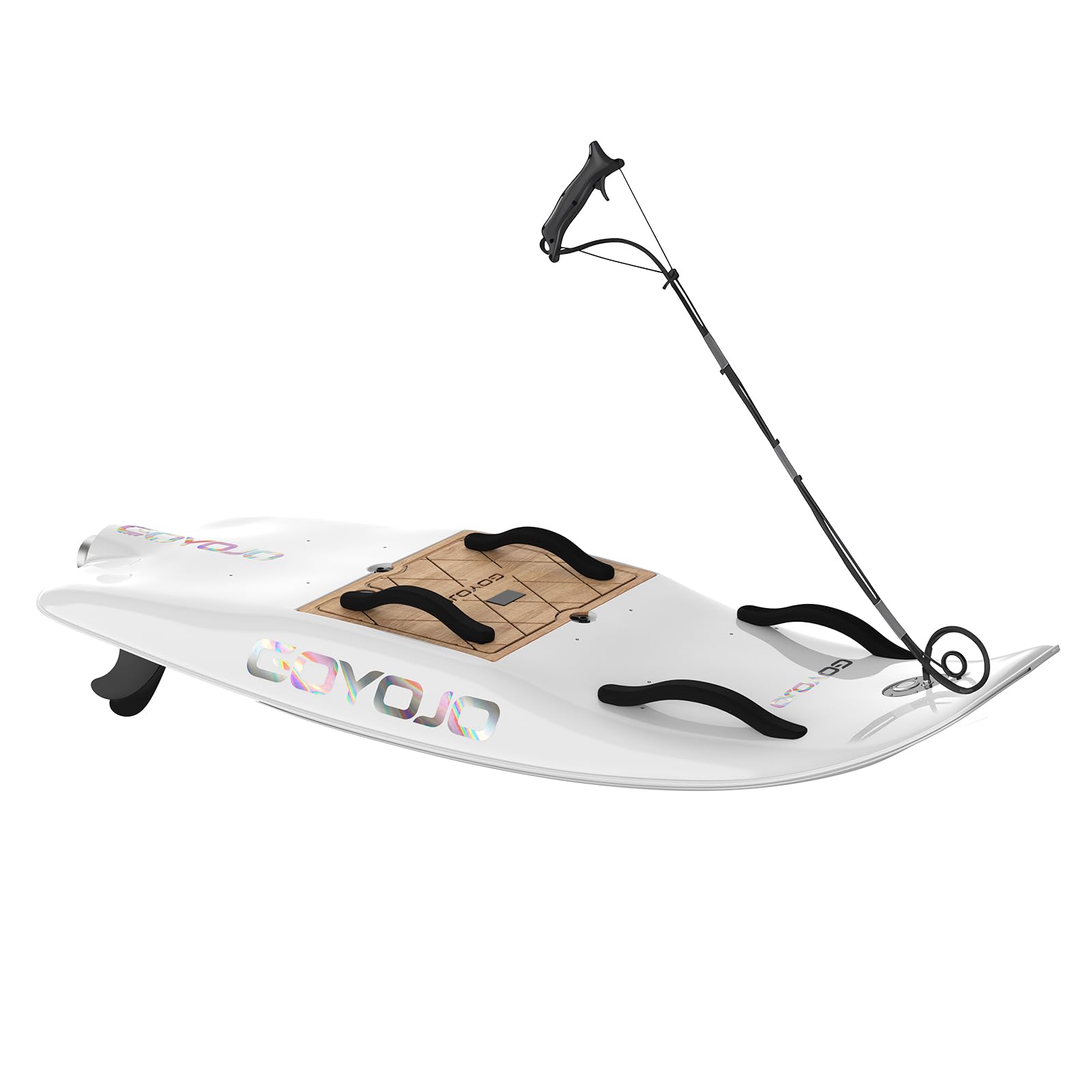 GOYOJO Electric Surfboard Pro/Sport/Carbon Edition – 12KW/15KW Motor, IP67 Waterproof, 65+ km/h Speed, 75AH Battery, Tri-Fin Control (White, Pro)