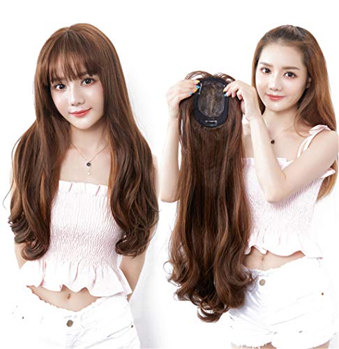 Décoration de cheveux synthétiques avec frange de 60 cm pour femmes