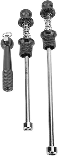 Brocheta de liberación rápida para eje de bicicleta, aleación de aluminio, ruedas antirrobo, piezas de bicicleta para bicicleta de carretera, montaña