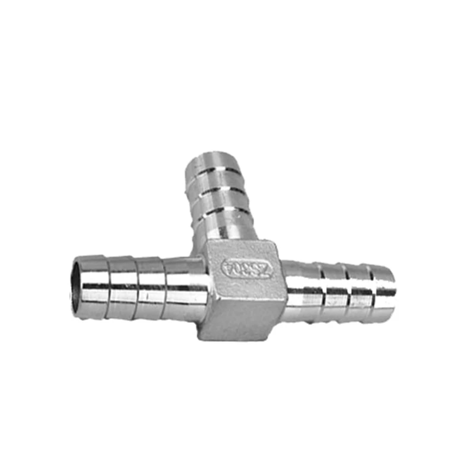 4mm 6mm 8mm 10mm 12mm 13mm 14mm 16mm 19mm Hose tee Y L Type Cross 3 4 Way Elbow 304 Stainless Steel Pipe Fitting Connector(19mm)
