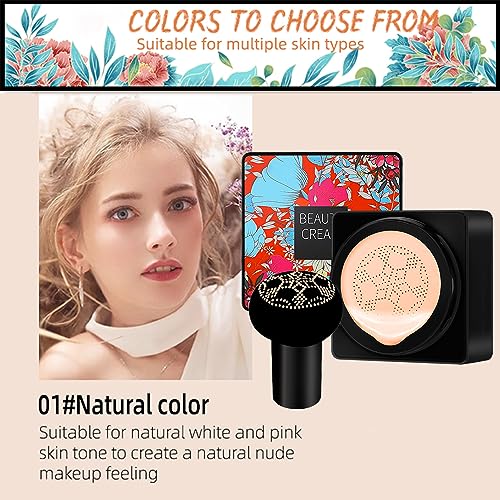 Mushroom Head Air Cushion CC Cream, BB Cream, Moisturizing Concealer, Nude Makeup, Brightening Pigment Liquid Foundation - Image 2