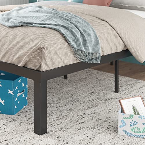 Image of Zinus Luis 16 Inch QuickLock Metal Platform Bed Frame, Mattress Foundation with Steel Slat Support, No Box Spring Needed, Easy Assembly, King