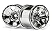 HPI Racing 106722 2.2 Warlock Wheel, Savage XS, Chrome (2)