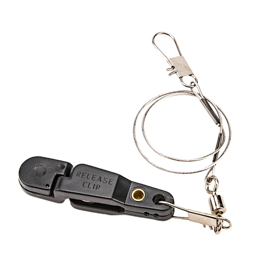 ATORSE Kite Fishing Planer Board Mast Release Clip Downrigger Line Releases Clip B-image-35