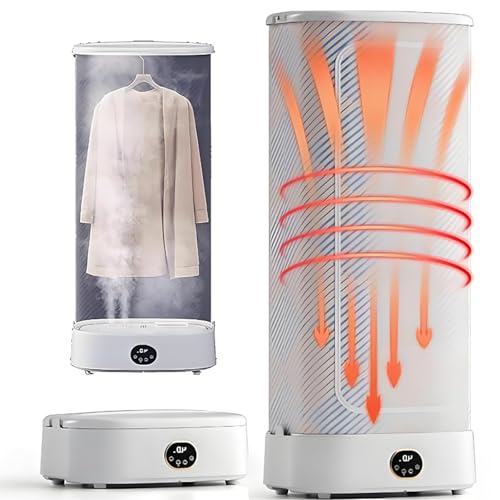 smafoseedding Planchadora Automática 2 En 1 De 1000 W, Secadora Eléctrica, Plancha De Vapor Vertical, Plegable, Vaporizador Inalámbrico para Ropa Y Telas, Vapor Y Secado.
