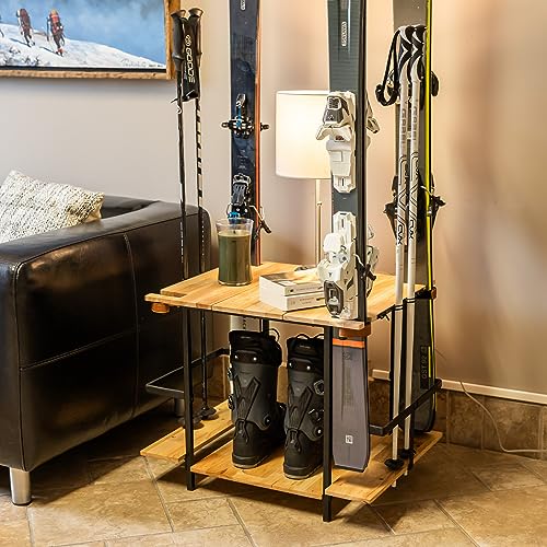 Teal Triangle 06776 Freestanding Ski Organizer, Floor Stand Storage Rack thumb #3