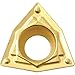 Kyocera WPMT 21505HQ PV720 Grade PVD Cermet, 11 Degree, Trigon, Positive Rake Angle, Neutral Turning Insert for Light Interruption and Finishing-Medium in (P) Carbon/Alloy Steel (10 Pieces)