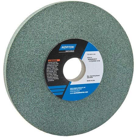 Norton 66252941617 Grinding Wheel,T1,7x1/2x1.25,SC,80G,PK5