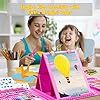 Art Supplies, 272 Pack Art Set Drawing Kit for Girls Boys Teens Artist, Deluxe Gift Art Box with Trifold Easel, Origami Paper, Coloring Book, Drawing Pad, Pastels, Crayons, Pencils, Watercolors(Pink) #3