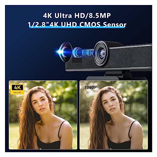 Webcam 4K EPTZ haut-parleur USB pour corriger les réunions floues